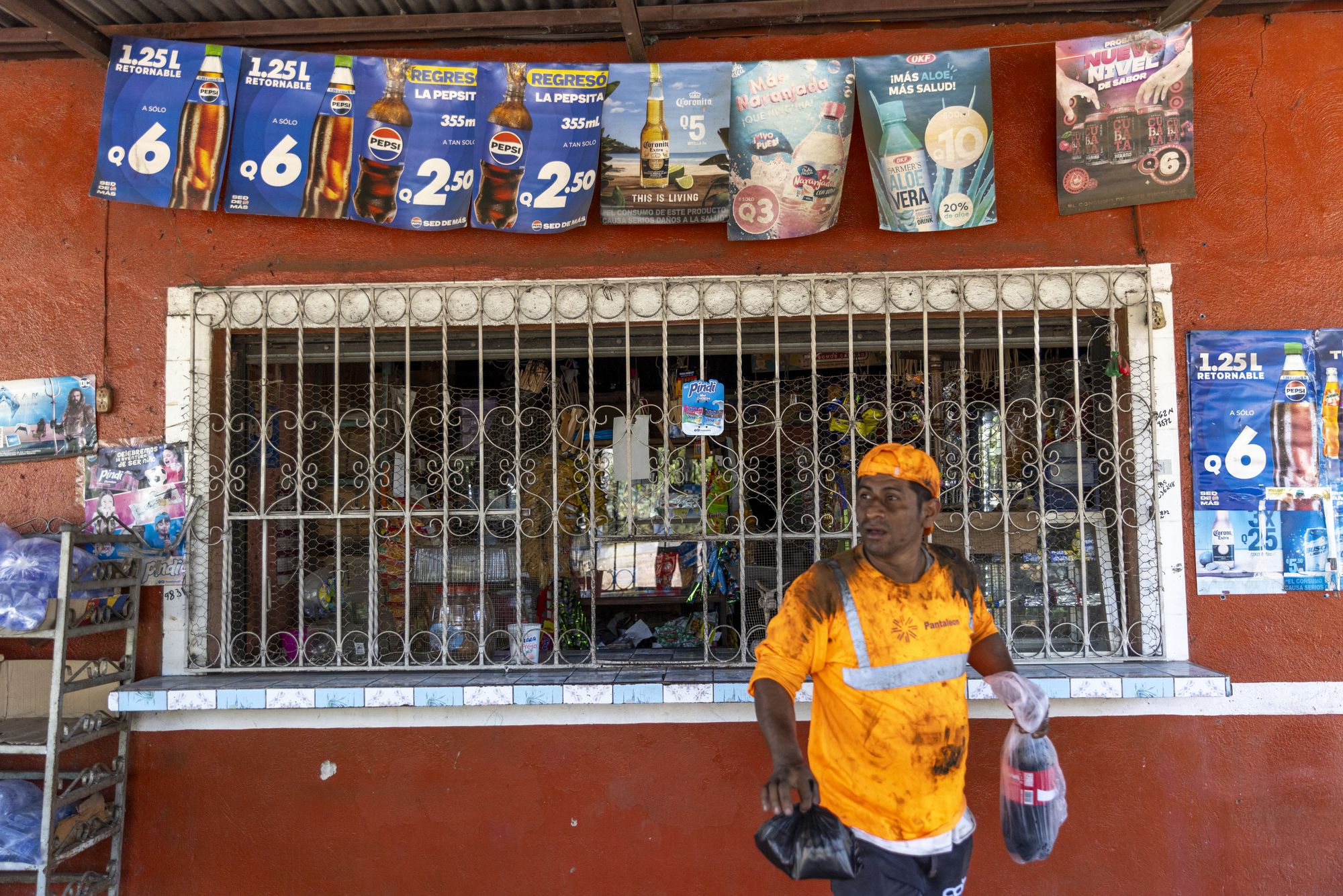 A food shop in sector Aguero, Guatemala on March 2, 2026.