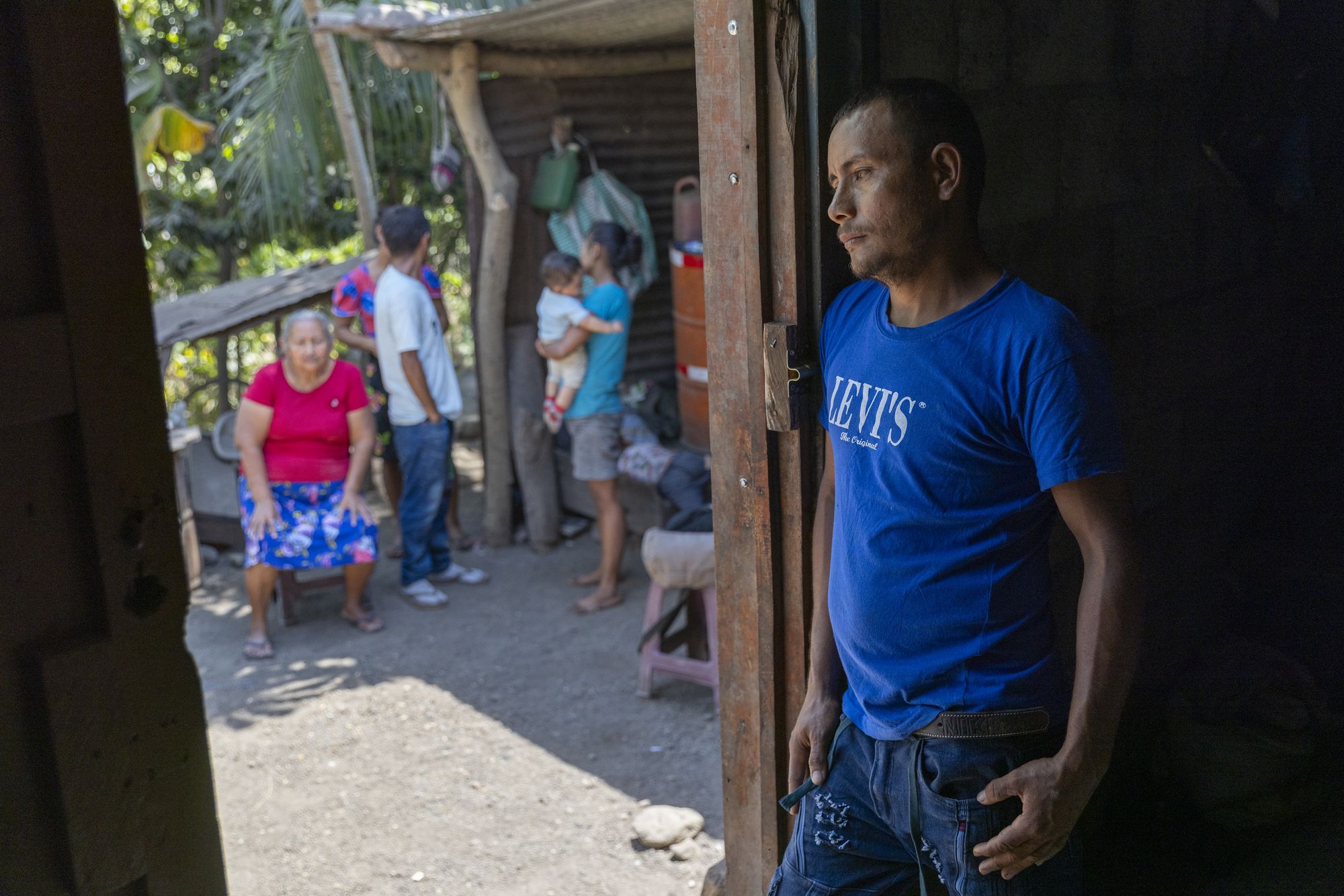 Edvin Rafael Sarmiento, 32, a former sugar cane worker who contracted kidney disease 6 years ago, and has been unable to work, at his home with family in Parselamiento El Cajon in sector Aguero, Guatemala on March 2, 2026.